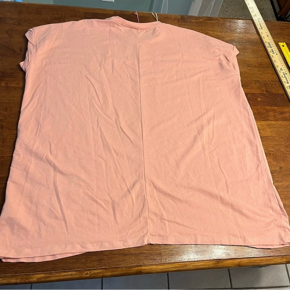 NWT Umgee light peach orange blouse tank size small - Picture 7 of 7